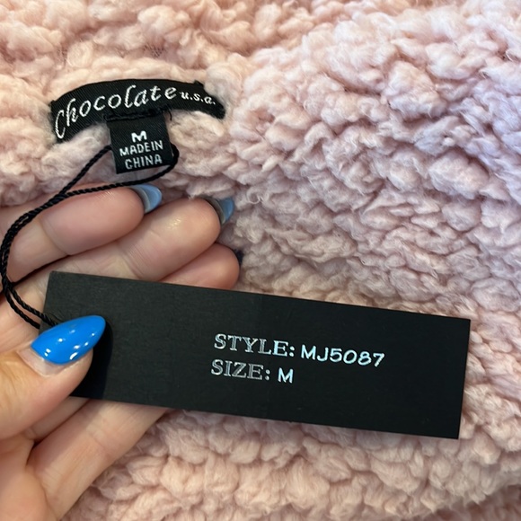 BNWT Bo Peep Reversible Sherpa Jacket, women’s size M - Picture 14 of 14